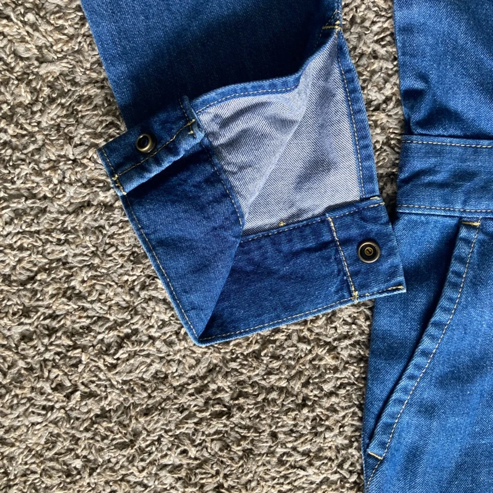 Lee Union-Alls Denim Jumpsuit Women’s M - Picture 9 of 11
